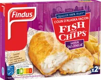 Colin d'Alaska façon Fish and chips saveur Salt & Vinegar