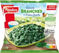 Epinards en branches à la crème