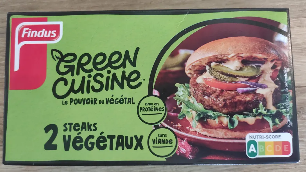 Steak végétal à base de protéines de pois