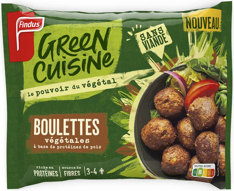 Boulettes végétales à base de protéines de pois