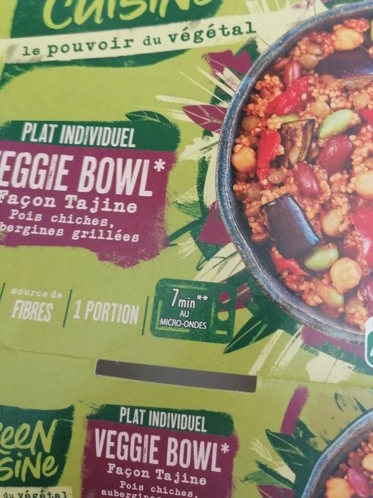 Veggie bowl façon tajine
