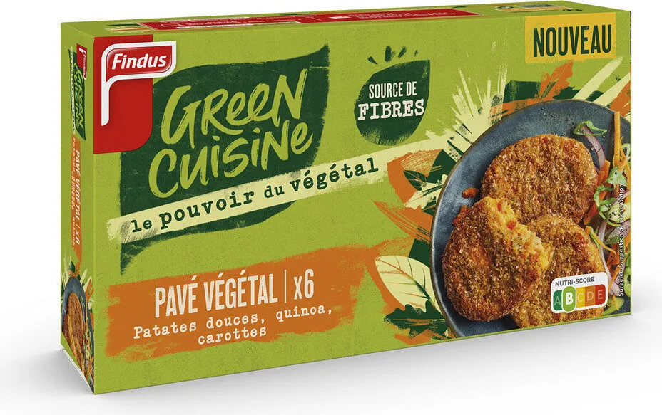 Green cuisine pavé végétal