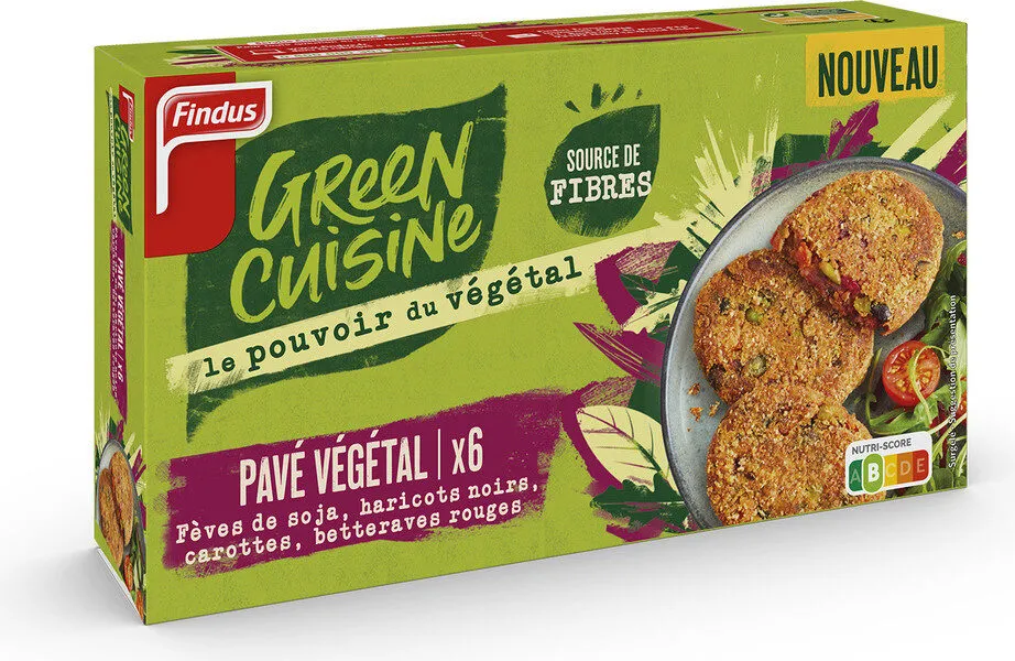 Pavé végétal fèves de Soja et Betteraves