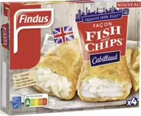 Cabillaud  façon Fish and chips