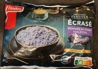 Écrasé pommes de terre violettes