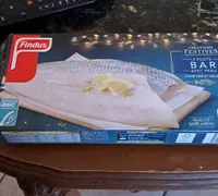 Filets de bar avec peau