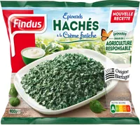 Epinards hachés à la crème