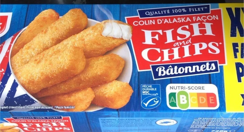 Colin d'alaska façon fish and chips