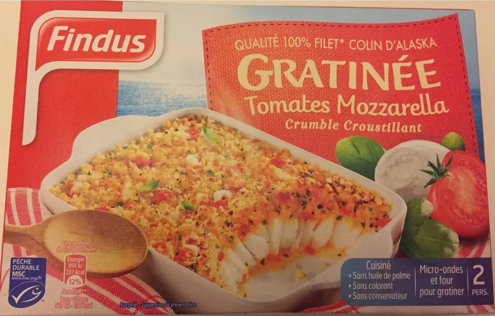 Gratinée tomates mozzarella