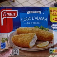 Colin d'Alaska pané fish and chips