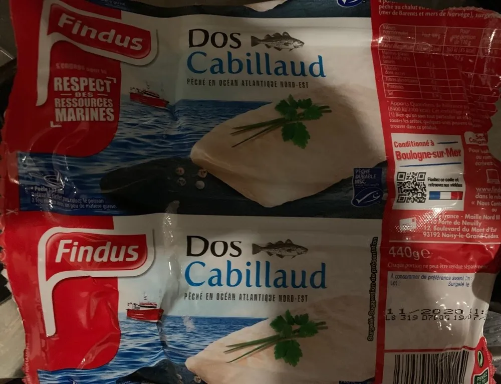 Dos de cabillaud