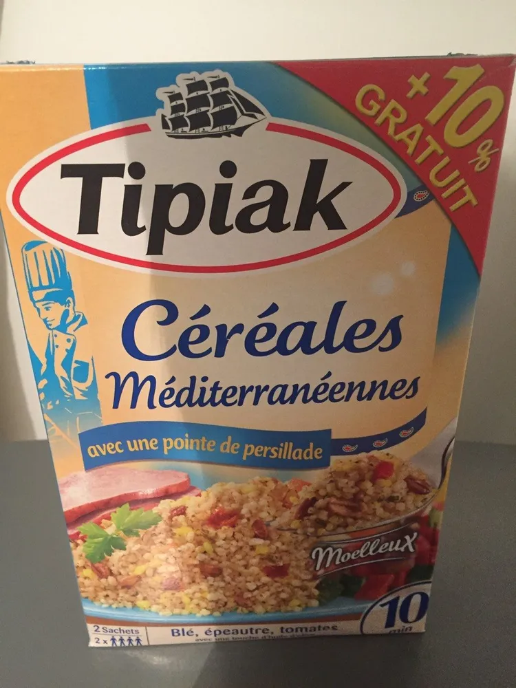 Céréales Méditerranéennes avec une pointe de persillade Tipiak