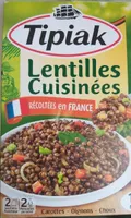 Lentilles cuisinées