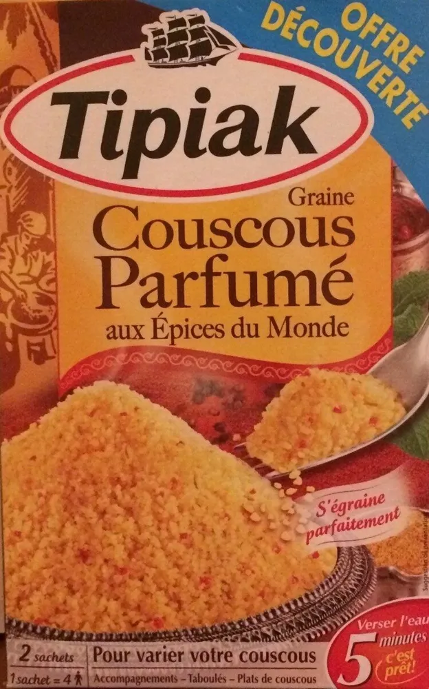 Couscous parfume aux epices du monde