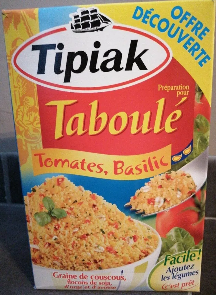 Taboulé tomates basilic