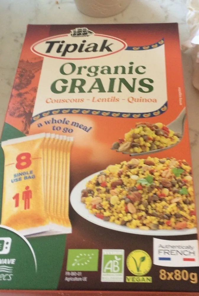 Organic grains