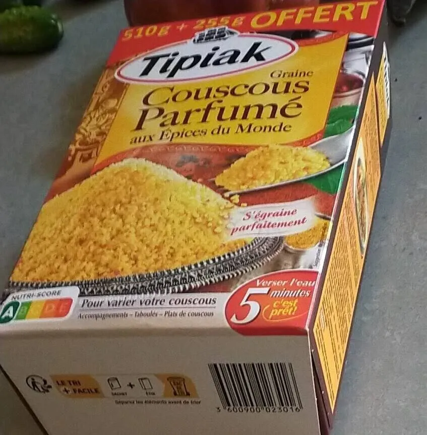 Couscous parfumé aux épices du monde