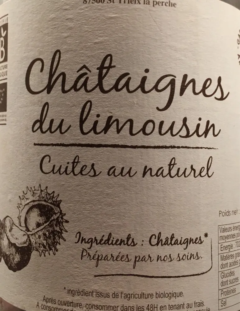 Chataignes du Limousin