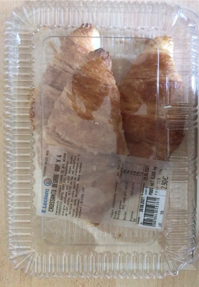 Croissant aux beurre AOP