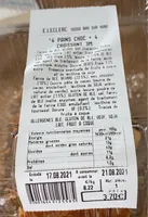 4 pains au chocolat et 4 croissants