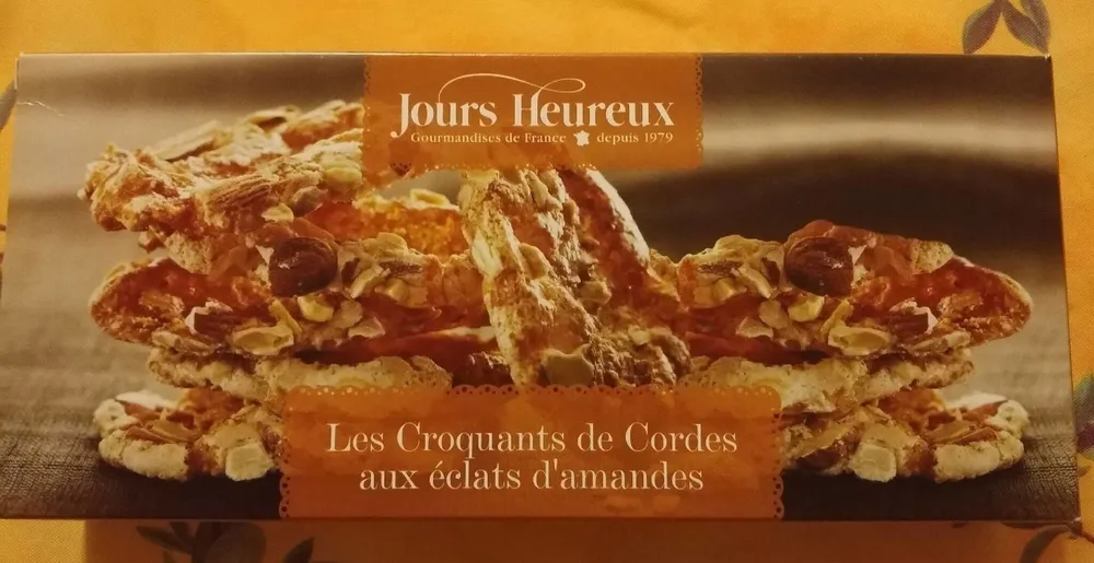 Croquants de cordes aux éclats d amandes