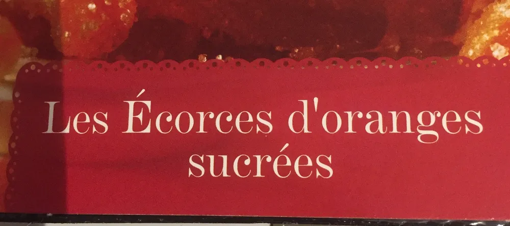 Ecorces d oranges sucrees