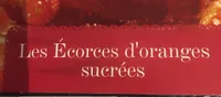 Ecorces d oranges sucrees
