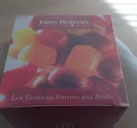 Bonbons fourres aux fruits