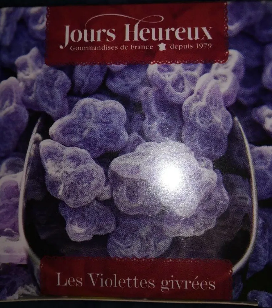 Violettes givrées