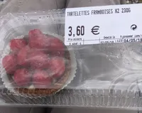 Tartelette Framboises x2 230g