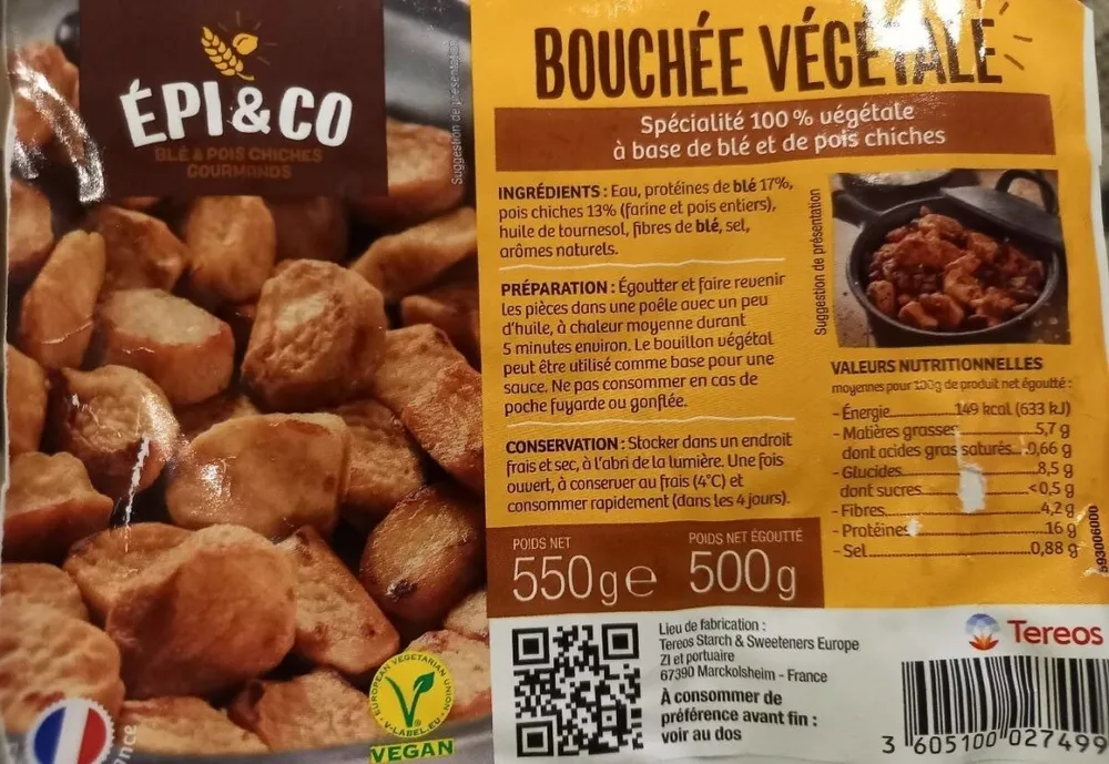 Bouchées  végétales