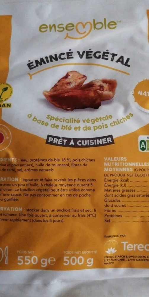Émincé végétal