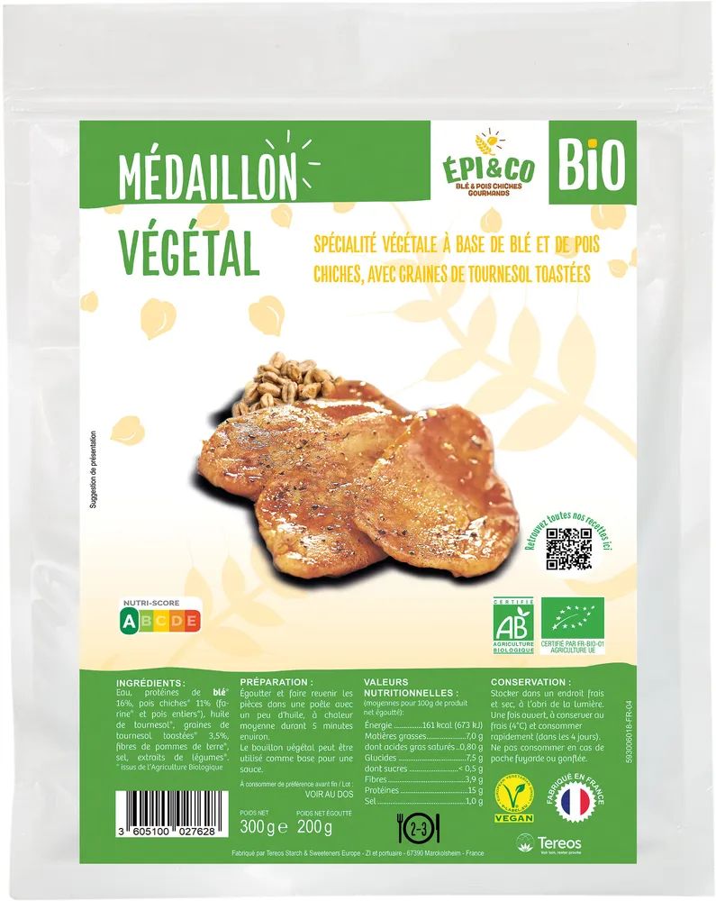 Médaillon Végétal Bio