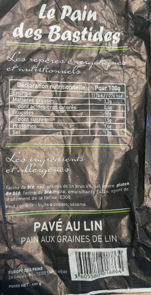 Pavé au lin