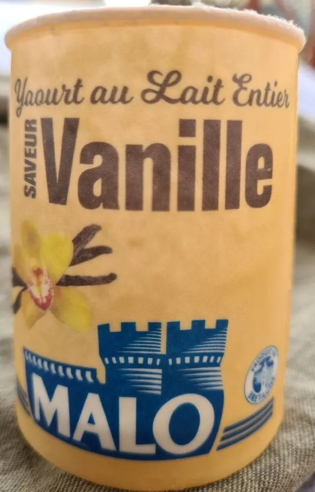 Yaourt au lait entier saveur vanille