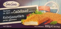 Filets de cabillaud panées