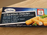 Bâtonnets de filets de colin l'Alaska enrobés