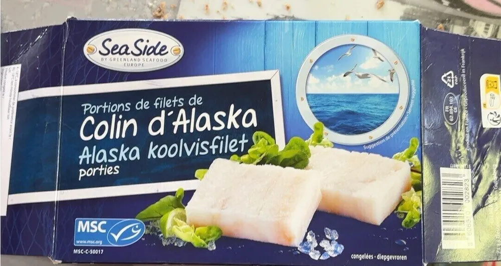 Portions de filets de Colin d'Alaska / Alaska koolvisfilet porties