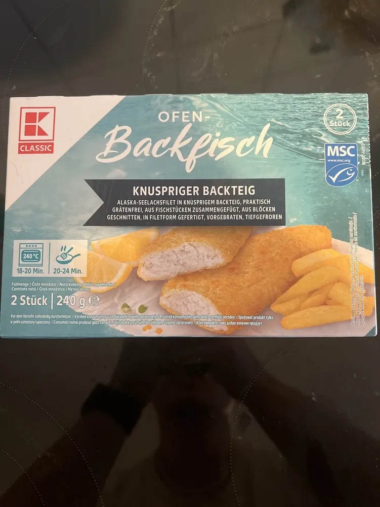Backfisch in Bierteig