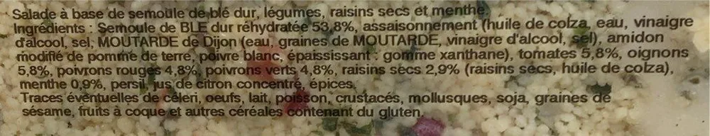 Taboulé à l’orientale