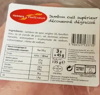 Jambon cuit supérieur DD