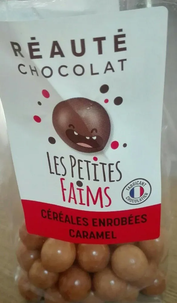 Céréales enrobées caramel