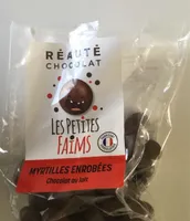 myrtille enrobée chocolat au lait
