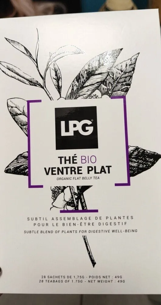 Thé bio ventre plat