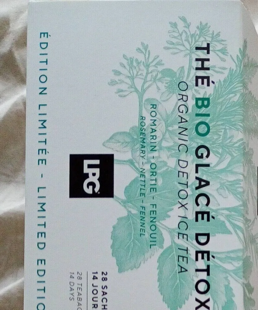 Thé bio glacé détox
