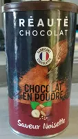 Chocolat en poudre saveur noisette
