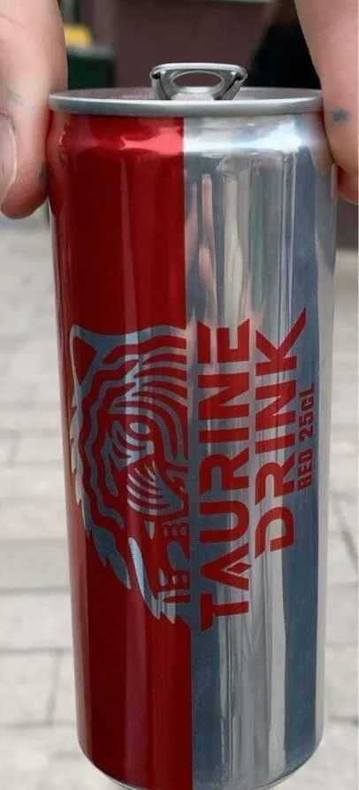 Taurine drink red
