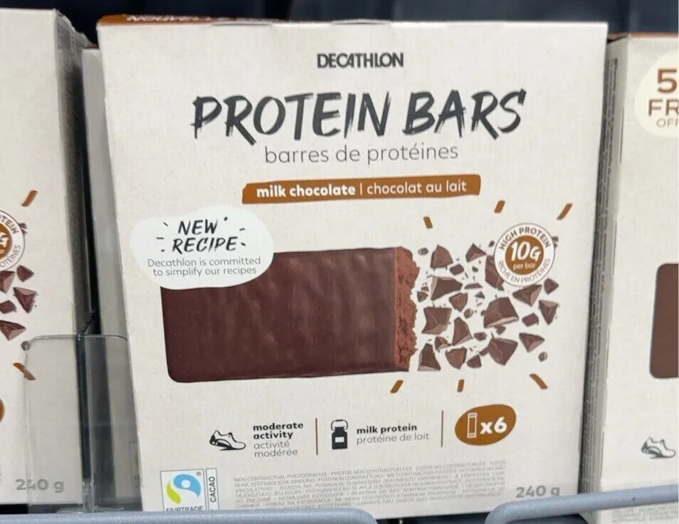 Protein bars chocolat lait