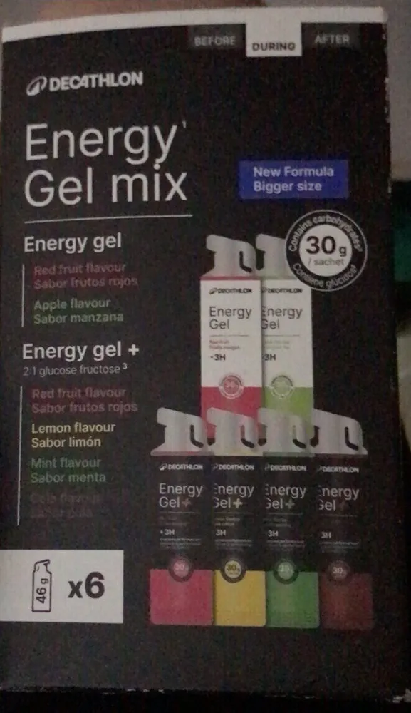 Energy gel mix