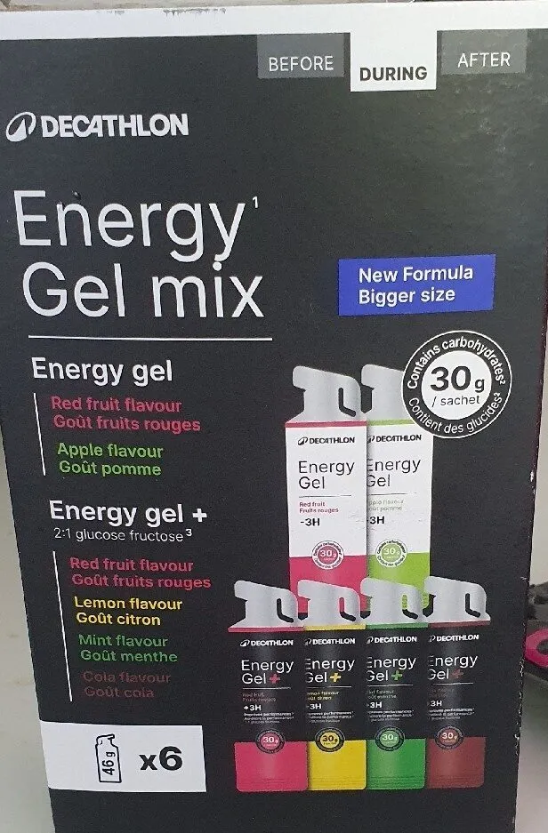 Energy gel mix